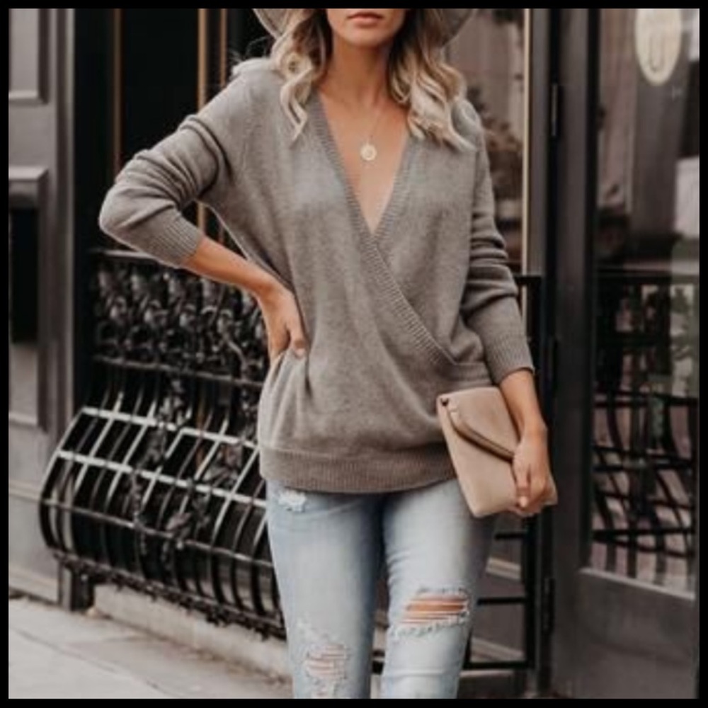 Crossover Sweater - Picture 1 of 6